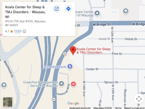 Get Directions to Koala® Center For Sleep & TMJ Disorders in Wausau, WI Get Directions to Koala® Center For Sleep & TMJ Disorders in Wausau, WI